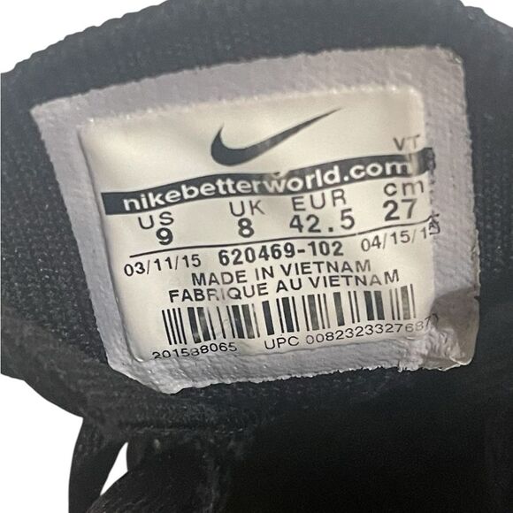 Nike Flyknit Max Running Shoes Sneakers Oreo 620659-105 Women’s Size 9 - Picture 7 of 15